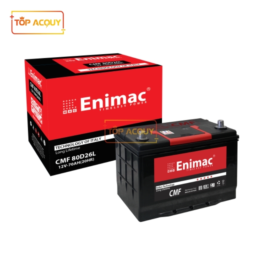 [ENIMAC-12V-45AH-MF] Ắc quy Enimac 12V 45Ah MF